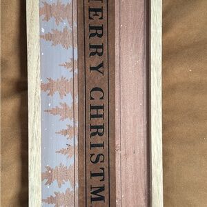 Merry Christmas Wooden Sign